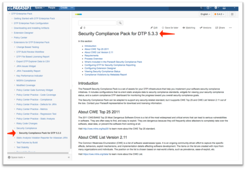 CWE AND COMPATIBILITY DOCUMENTATION